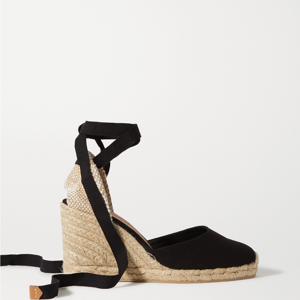 CASTAÑER
Carina 80 canvas wedge espadrilles
